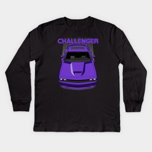 Challenger - Purple Kids Long Sleeve T-Shirt